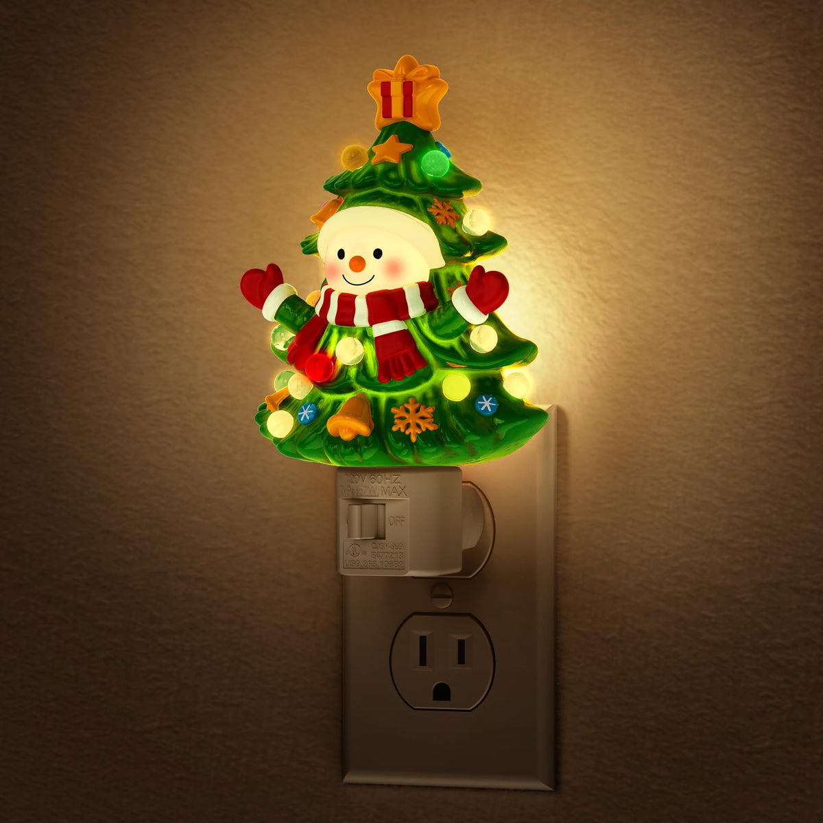 Festive Plug-In Night Lights – Halloween & Christmas Collection