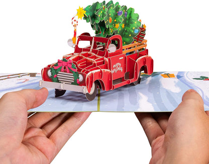 Carte de Noël pop-up 3D – Souvenir et décoration de fêtes