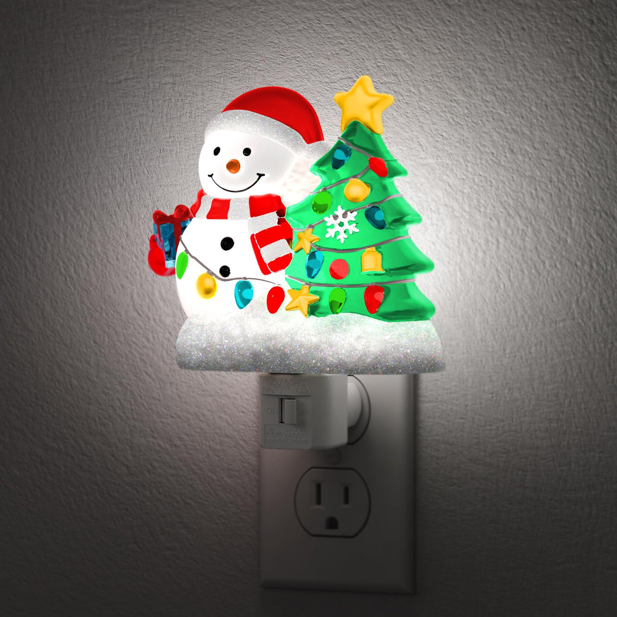 Festive Plug-In Night Lights – Halloween & Christmas Collection