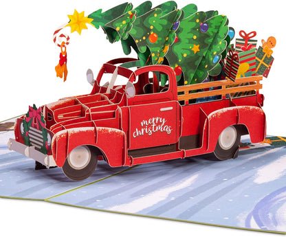 Carte de Noël pop-up 3D – Souvenir et décoration de fêtes