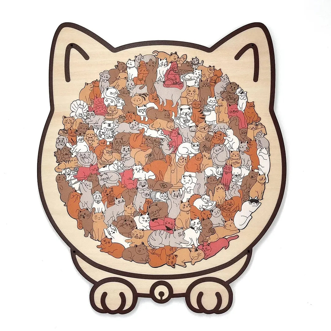 Snowman wooden jigsaw puzzle