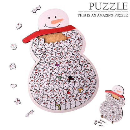 Animal-shaped puzzle gift for puzzle lovers