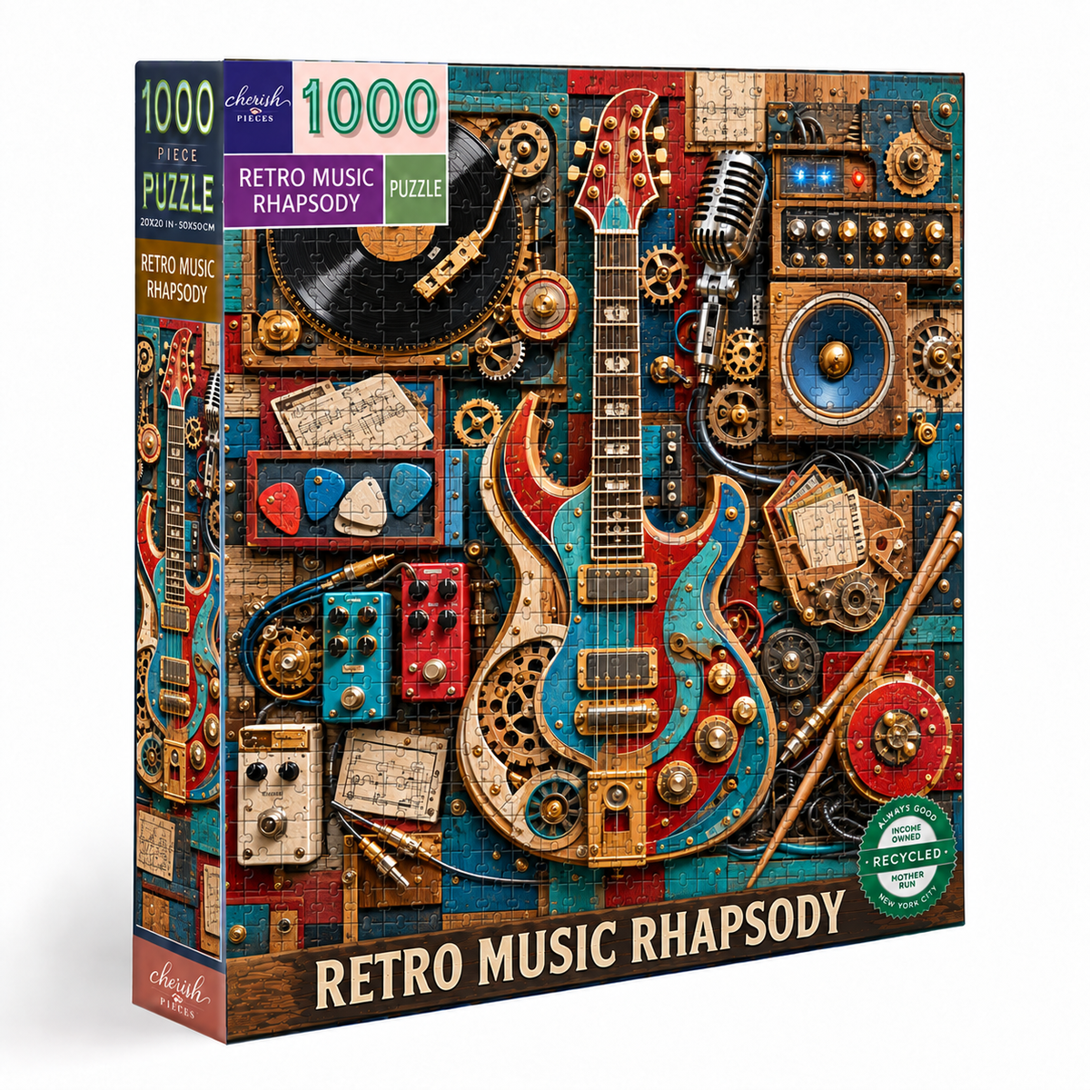 Retro Music Rhapsody – 1000-Piece Jigsaw Puzzle