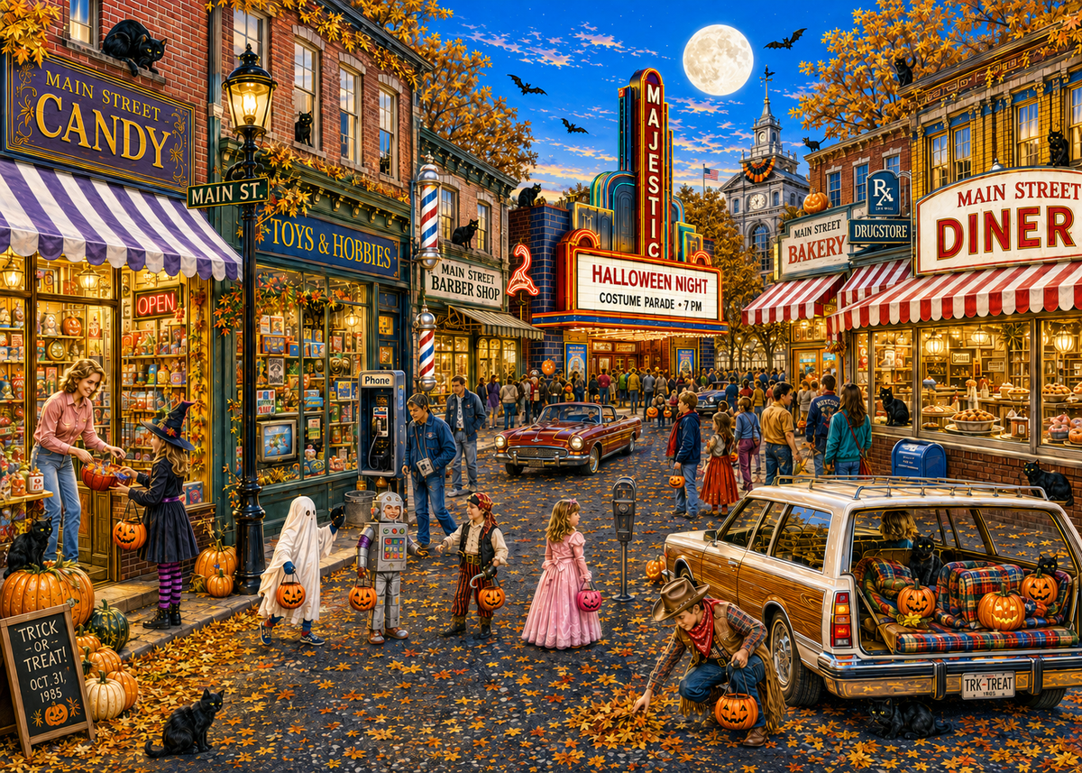 Halloween on Main Street – 1985 Jigsaw Puzzle