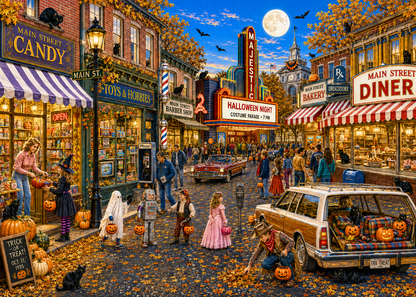 Halloween on Main Street – 1985 Jigsaw Puzzle