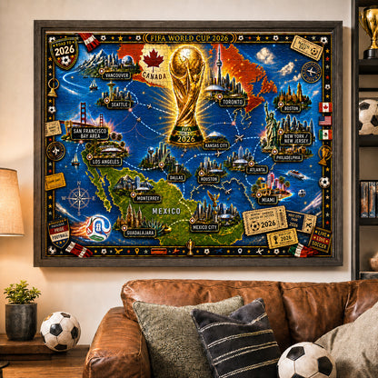 2026 World Cup Host Cities Journey - 500/1000 Piece Jigsaw Puzzle