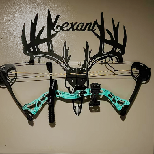 Personalized Metal Deer Skull Rack-The best gift for 2026 Christmas