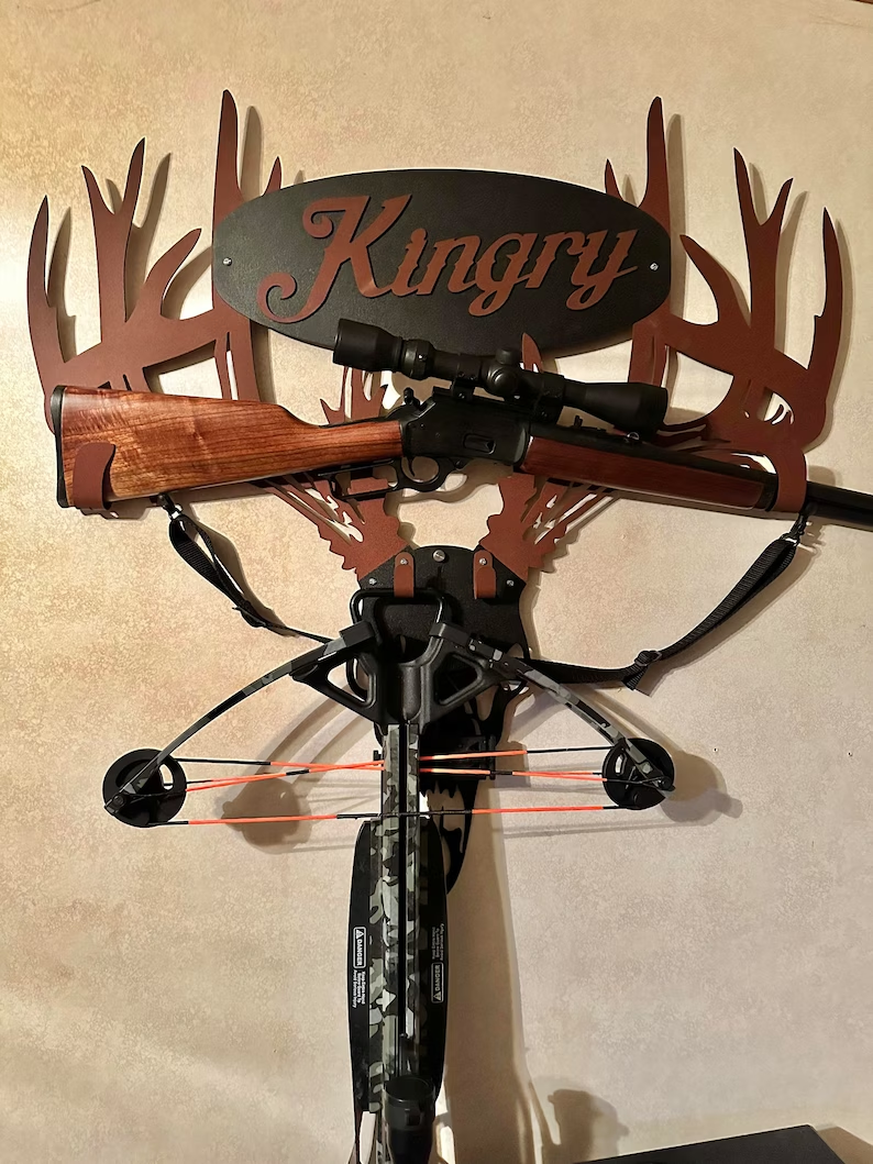 2026 NEW - Personalized Metal Deer Skull Rack-The best gift for Christmas