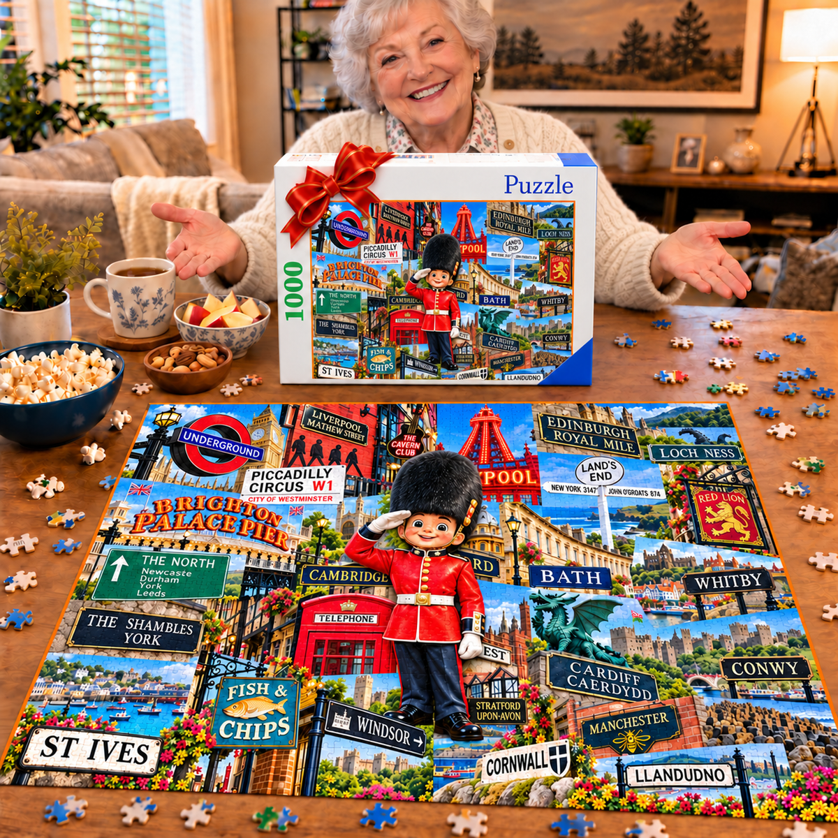Signs Across Britain — 500/1000-Piece Jigsaw Puzzle