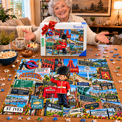 Signs Across Britain — 500/1000-Piece Jigsaw Puzzle