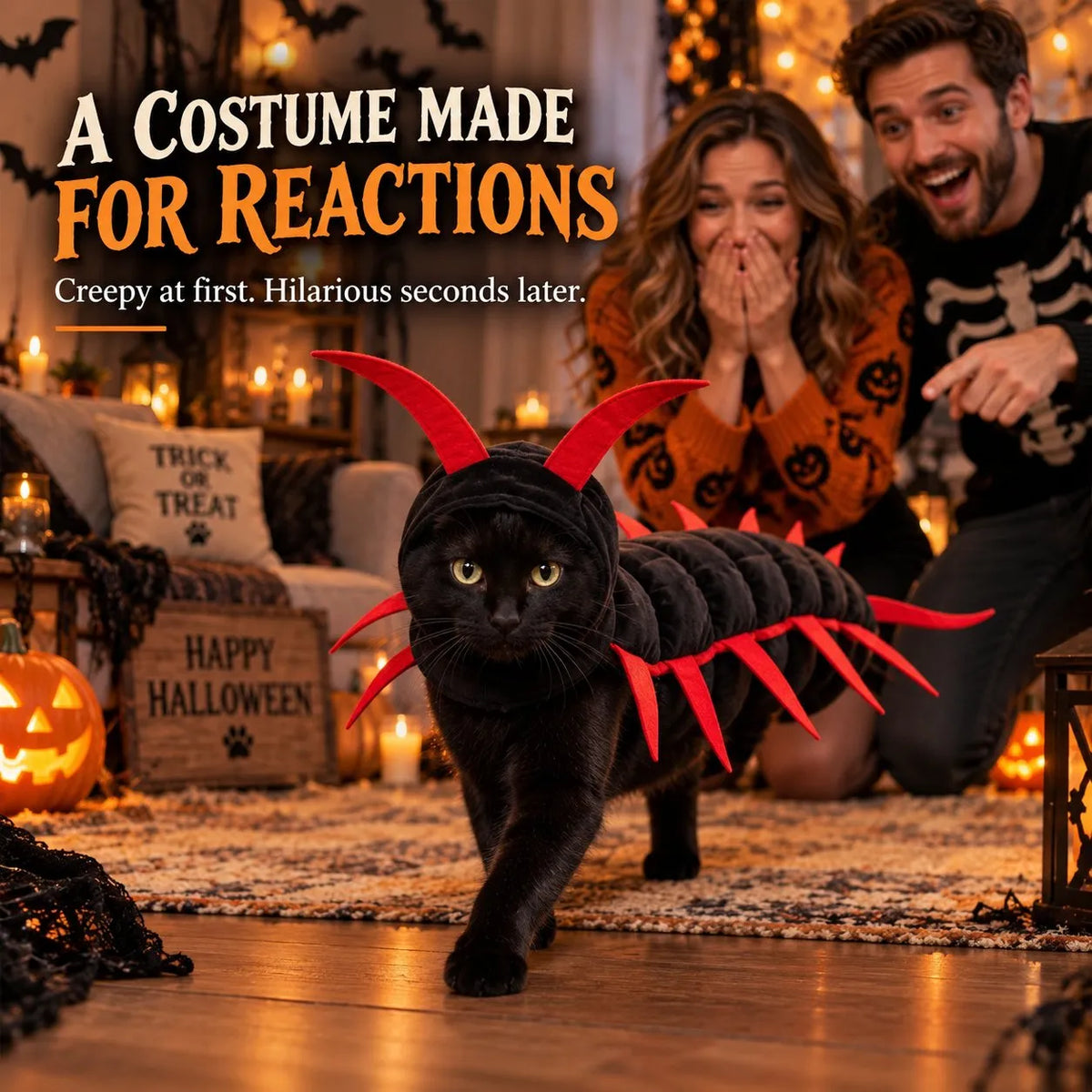 Halloween Cat Centipede Costume – image 1
