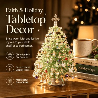 🎄 Kit de fabrication de sapin de Noël en perles – Créez votre propre décoration de fête étincelante – 50 % de réduction pour une durée limitée