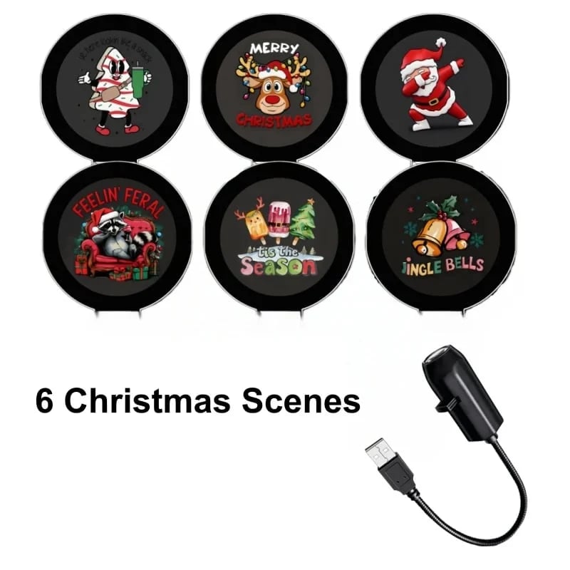 🎄🌟 Weihnachts-Projektions-Nachtlicht – Plug & Play HD-Weihnachtsprojektor🎅