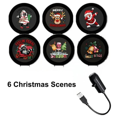 🎄🌟 Weihnachts-Projektions-Nachtlicht – Plug & Play HD-Weihnachtsprojektor🎅