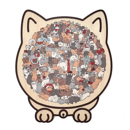 Blue Puppy wooden jigsaw puzzle