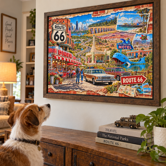 Relive the Legendary Route 66 - 500/1000 pieces