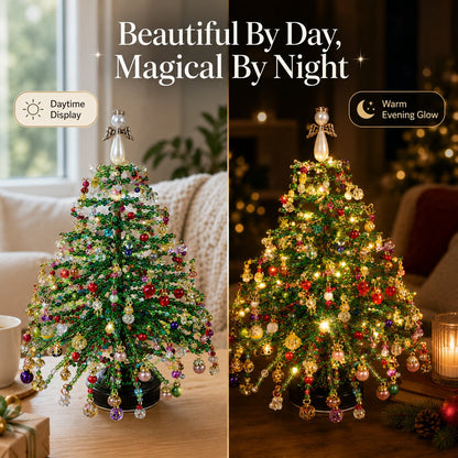 🎄 Kit de fabrication de sapin de Noël en perles – Créez votre propre décoration de fête étincelante – 50 % de réduction pour une durée limitée