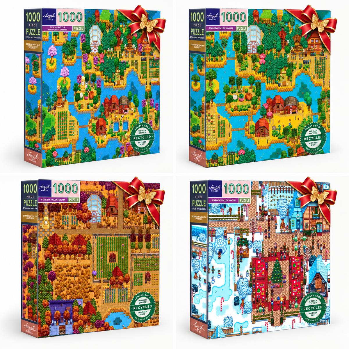 The Seasons of Stardew Valley Puzzle - 500 PCS - The Puzzle Inspired by Stardew Valley🌾