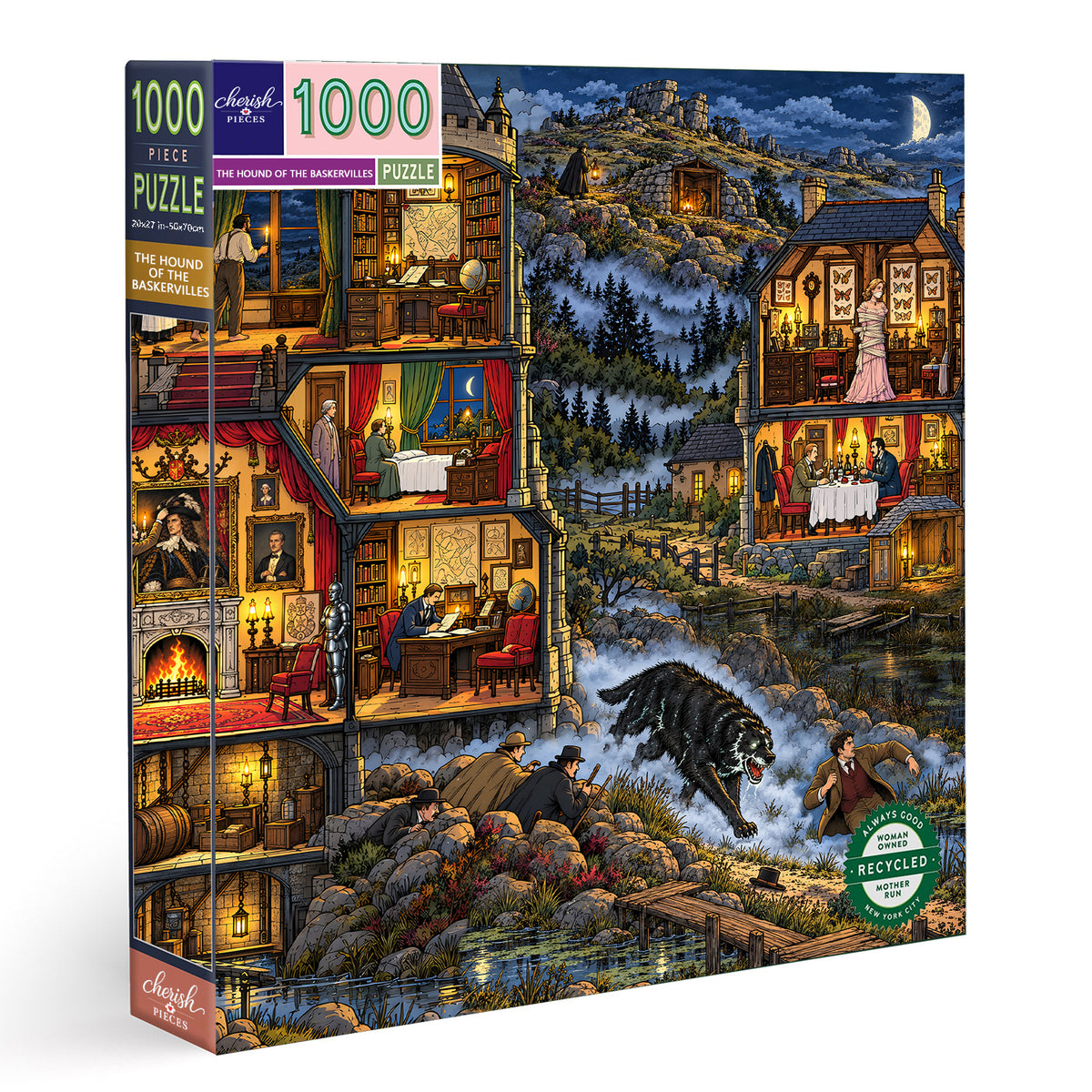 Sherlock Holmes: The Hound of the Baskervilles — Gothic Mystery Jigsaw Puzzle