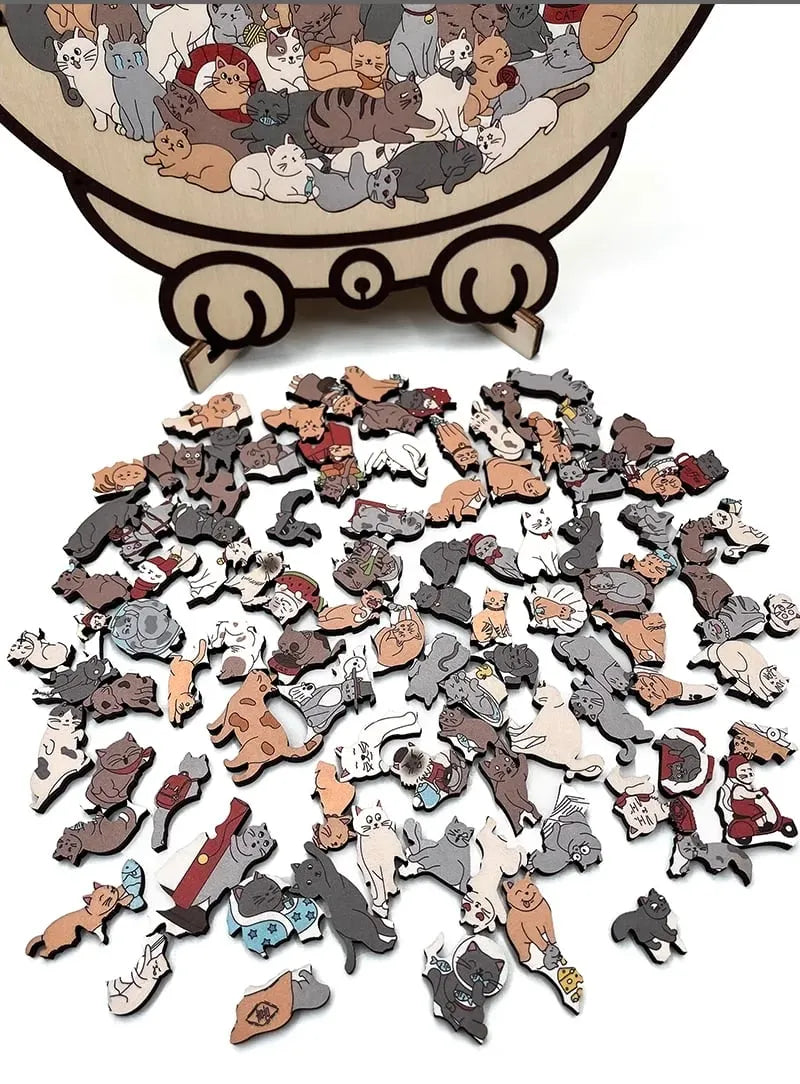 Block Dog wooden jigsaw puzzle