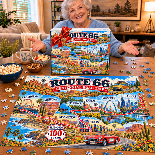 Route 66 Centennial Road Trip Puzzle — 100 Years of the Mother Road