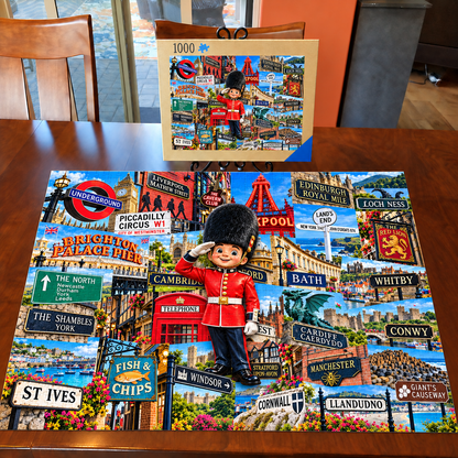 Signs Across Britain — 500/1000-Piece Jigsaw Puzzle