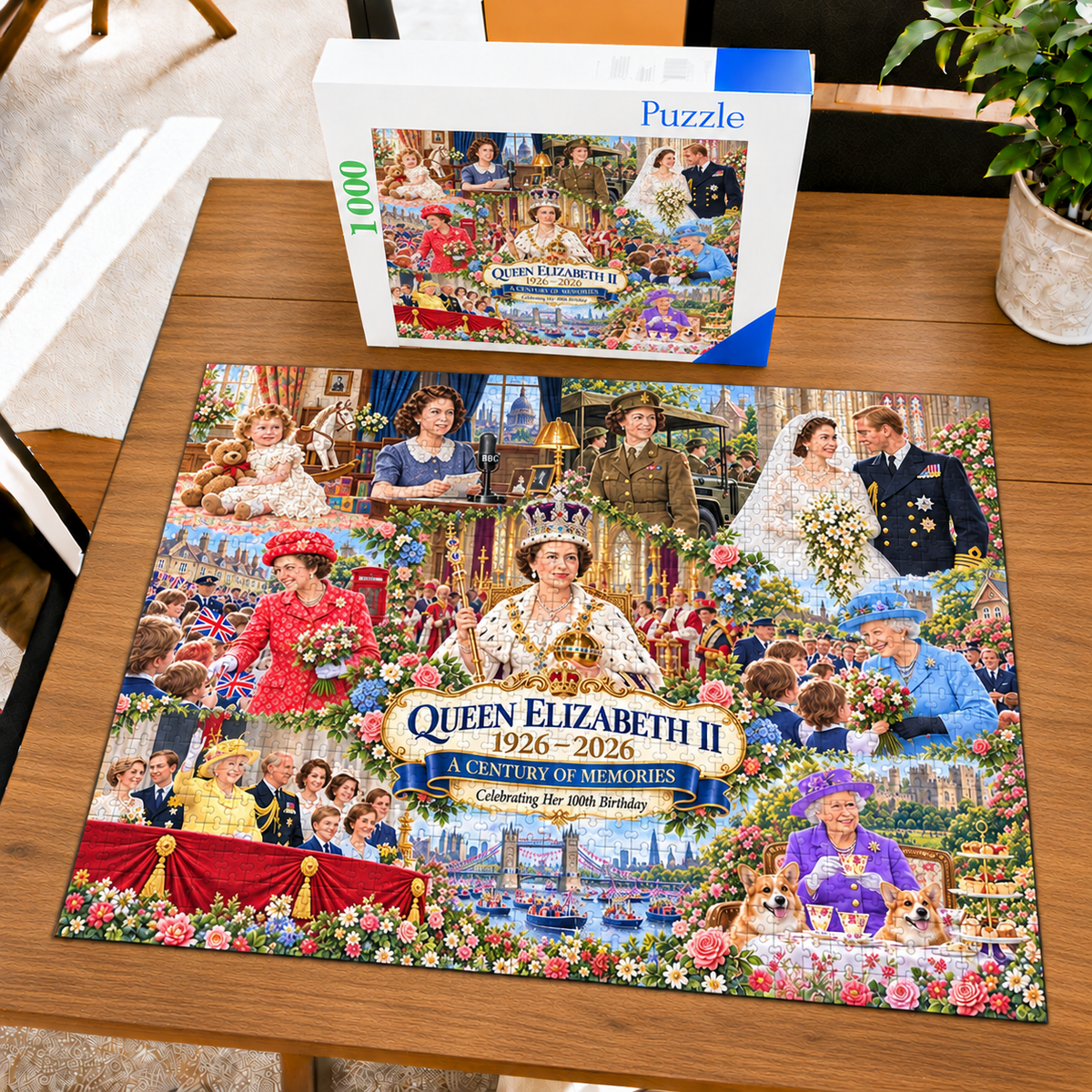 Britain Through the Years:  1926-2026 – A Century of Memories: 1000 Pieces of a Puzzle❤️