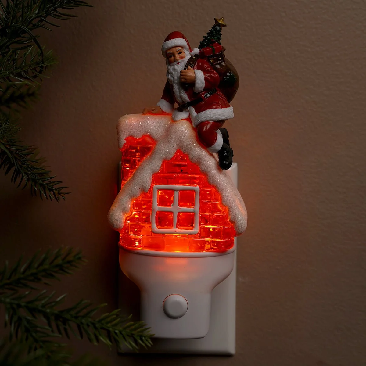 Lumières et scintillements de la nuit de Noël