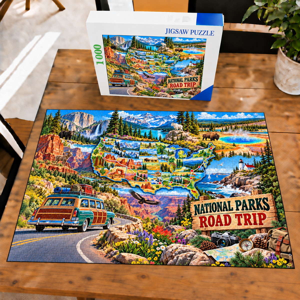 National Parks Road Trip – 1,000-Piece Puzzle