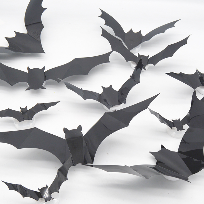 🦇Halloween 3D Fledermaus LED Wandleuchte Deko