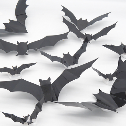 🦇Halloween 3D Fledermaus LED Wandleuchte Deko